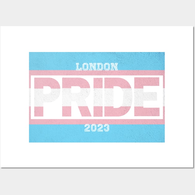 London Transgender Pride 2023 Wall Art by Jay Major Designs